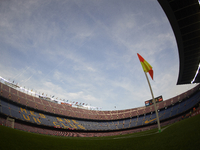 Camp nou stadium general view prior the LaLiga Santander match between FC Barcelona and Villarreal CF at Camp Nou on May 22, 2022 in Barcelo...