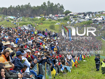 Spectators public during the Rally de Portugal 2022, 4th round of the 2022 WRC World Rally Car Championship, from May 19 to 22, 2022 at Mato...