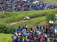 33 EVANS Elfyn (gbr), MARTIN Scott (gbr), Toyota Gazoo Racing WRT, Toyota GR Yaris Rally 1, action during the Rally de Portugal 2022, 4th ro...