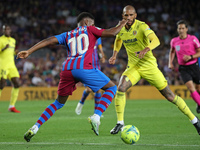 Ansu Fati during the match between FC Barcelona and Villarreal CF, corresponding to the week 38 of the Liga Santander, played at the Camp No...