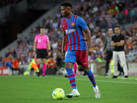 Ansu Fati during the match between FC Barcelona and Villarreal CF, corresponding to the week 38 of the Liga Santander, played at the Camp No...