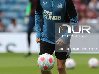 Newcastle United's Paul Dummett  during the Premier League match between Burnley and Newcastle United at Turf Moor, Burnley on Sunday 22nd M...