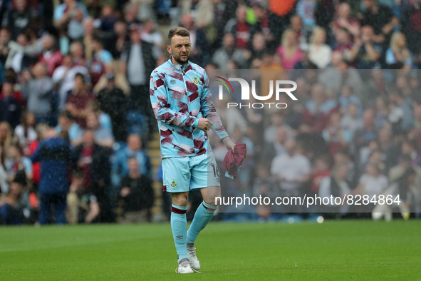  Burnley's Dale Stephens during the Premier League match between Burnley and Newcastle United at Turf Moor, Burnley on Sunday 22nd May 2022....