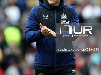Newcastle United manager Eddie Howe  during the Premier League match between Burnley and Newcastle United at Turf Moor, Burnley on Sunday 22...