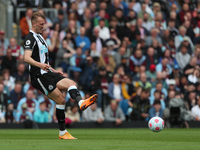 Dan Burn of Newcastle United  during the Premier League match between Burnley and Newcastle United at Turf Moor, Burnley on Sunday 22nd May...