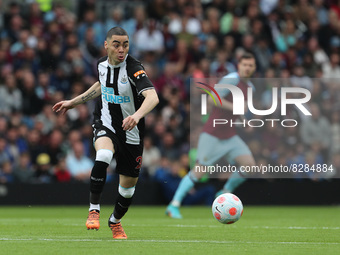 Miguel Almiron of Newcastle United  during the Premier League match between Burnley and Newcastle United at Turf Moor, Burnley on Sunday 22n...