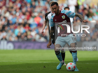  Dwight McNeil of Burnley during the Premier League match between Burnley and Newcastle United at Turf Moor, Burnley on Sunday 22nd May 2022...
