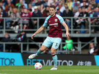 James Tarkowski of Burnley  during the Premier League match between Burnley and Newcastle United at Turf Moor, Burnley on Sunday 22nd May 20...