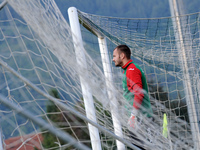 Bulgarian national soccer team made a few drills on the training base in the town of Pravets, some 55 km from Sofia on October 05.2015, befo...