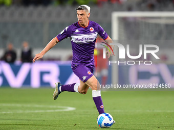 Krzysztof Piatek (ACF Fiorentina) during the italian soccer Serie A match ACF Fiorentina vs Juventus FC on May 21, 2022 at the Artemio Franc...