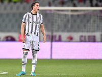 Dusan Vlahovic (Juventus FC) during the italian soccer Serie A match ACF Fiorentina vs Juventus FC on May 21, 2022 at the Artemio Franchi st...