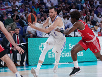 Rudy Fernandez  of Real Madrid, during the first Endesa League quarterfinal playoff between Real Madrid and Baxi Manresa, which took place a...