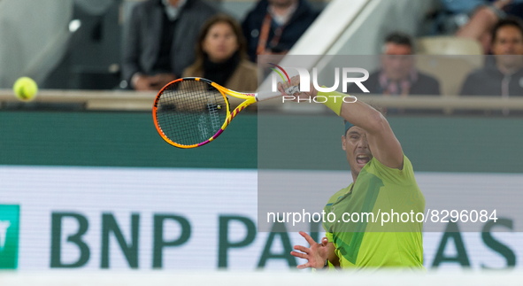 Rafael Nadal (ESP) during the Day 4 of the French Open in Paris, France, on May 25, 2022. 