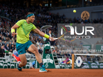 Rafael Nadal (ESP) during the Day 4 of the French Open in Paris, France, on May 25, 2022. (