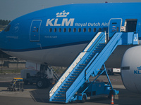 KLM aircraft at Amsterdam Airport Schiphol.
For another week in a row, passengers at Amsterdam Airport Schiphol are struggling with chaos fr...