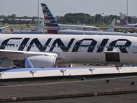 Finnair aircraft at Amsterdam Airport Schiphol.
For another week in a row, passengers at Amsterdam Airport Schiphol are struggling with chao...