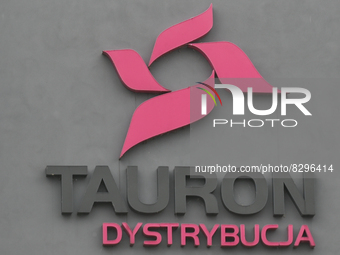 Logo of Tauron Dystrybucja, the the largest energy distributor in Poland.
On Wednesday, May 23, 2022, in Krakow, Lesser Poland Voivodeship,...