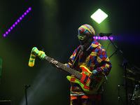MonoNeon while performing at the Java Jazz Festival 2022. (