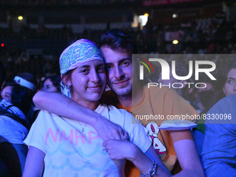 Gazzelle Fans  during the Concert Gazzelle 2022 at PalaEur on 30th May, 2022 in Rome, Italy.  (