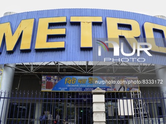 A metro cash and carry wholesale retail market is seen in Kolkata, India, 01 June, 2022. German retailer Metro AG is planning to exit the In...