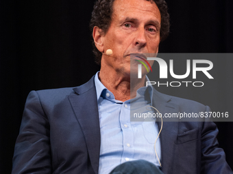 Julian Nida-Rümelin, a German philosopher, is seen at the phil.cologne International philosophy Festival in Cologne, Germany on June 8, 2022...