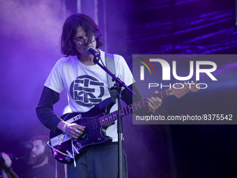 American band DIIV sings on the Cupra stage, on the first day of the Nos Primavera Sound Porto festival, on June 9, 2022, Porto, Portugal.
F...