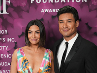 Courtney Mazza, Mario Lopez at the 2022 Fragrance Foundation Awards held on June 9, 2022 in New York City. (