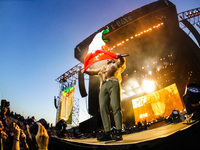 Dan Reynolds of Imagine Dragons in concert at IDAYS Festival in Milano, Italy, on June 11 2022.  (