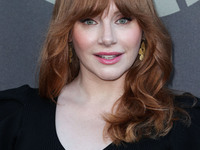 American actress Bryce Dallas Howard arrives at the Charlize Theron Africa Outreach Project (CTAOP) 2022 Summer Block Party held at Universa...