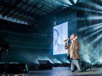 Cesare Cremonini performs live at Stadio Meazza San Siro in Milan for the CREMONINI STADI 2022 (