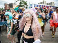 The 40th annual Mermaid Parade returned to Coney Island after being canceled for the past two years. The parade began at 1pm at West 21st St...