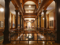 Interior of the Ontario Legislative Building in Toronto, Ontario, Canada, on June 20, 2022. The Ontario Legislative Building houses the vice...