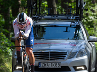 Maciej Bodnar during the Cycling Polish Championships in Leoncin, Poland, on June 22, 2022. (