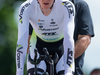 Szymon Rekita during the Cycling Polish Championships in Leoncin, Poland, on June 22, 2022. (