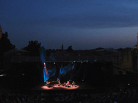 Paolo Fresu during the Italian singer Music Concert Paolo Fresu “Ferlinghetti”, on June 22, 2022 at the Teatro Romano in Verona, Italy (