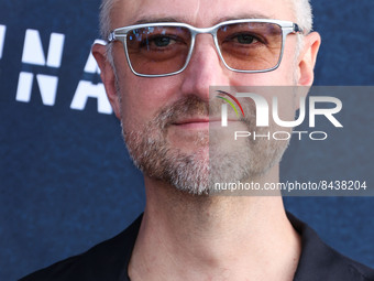 American actor Sean Gunn arrives at the Los Angeles Premiere Of Amazon Prime Video's 'The Terminal List' Season 1 held at the Directors Guil...