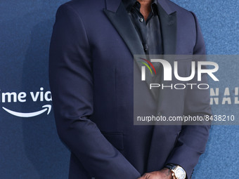 American film director Antoine Fuqua arrives at the Los Angeles Premiere Of Amazon Prime Video's 'The Terminal List' Season 1 held at the Di...
