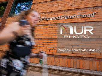 NEW YORK, NY - JUNE 25: A Planned Parenthood location is seen on June 25, 2022 in New York City. Supreme Court's decision in the Dobbs v Jac...