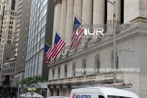 The New York Stock Exchange (NYSE) in New York, U.S., on Monday, June 28, 2022. Money managers betting on a sustained global rebound will be...