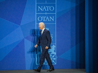 President of the United States of America, Joe Biden, attends the NATO Summit in Madrid, Spain. (