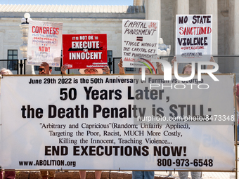 The first day of a fast and vigil at the Supreme Court to abolish the death penalty.  Death Penalty Action holds the annual event from June...