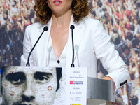 Isabel Diaz Ayuso during the awards ceremony of the 25th Anniversary of the Miguel Angel Blanco Foundation, on July 11, 2022 in Madrid, Spai...