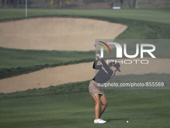 October 17, 2015 - South Korea, Incheon : Chun In Gee of South Korea action on the 4th hall during the LPGA KEB HANA Bank Championship Round...