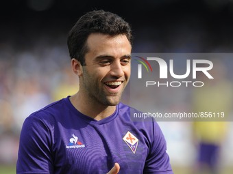 Giuseppe Rossi of ACF Fiorentina during the italian Serie A football match between SSC Napoli and ACF Fiorentina Football / Soccer at San Pa...