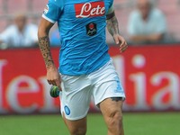 Marek Hamsik of SSC Napoli during the italian Serie A football match between SSC Napoli and ACF Fiorentina Football / Soccer at San Paolo St...