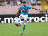 Elseid Hysaj of SSC Napoli during the italian Serie A football match between SSC Napoli and ACF Fiorentina Football / Soccer at San Paolo St...