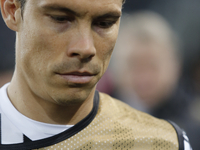 hernanes before champions league match between juventus fc and Borussia Monchengladbach at the juventus stadium of turin  on october 21, 201...