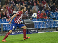 Juanfran of Atletico de Madrid during the UEFA Champions League Group C match between Club Atletico de Madrid and FC Astana (4-0) at Vicente...