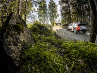 04 LAPPI Esapekka (fin), FERM Janne (fin), Toyota Gazoo Racing WRT, Toyota GR Yaris Rally 1, action during the Rally Finland 2022, 8th round...