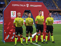 Christian Rossi sez. La Spezia, The Referee of the match Maria Sole Ferrieri Caputi to Livorno, Daniele Virgilio sez. Trapani and Stefano Li...